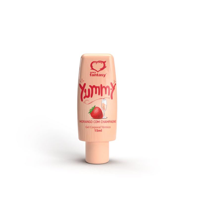 Gel térmico comestível para sexo oral Yummy 15 ml sexy fantasy